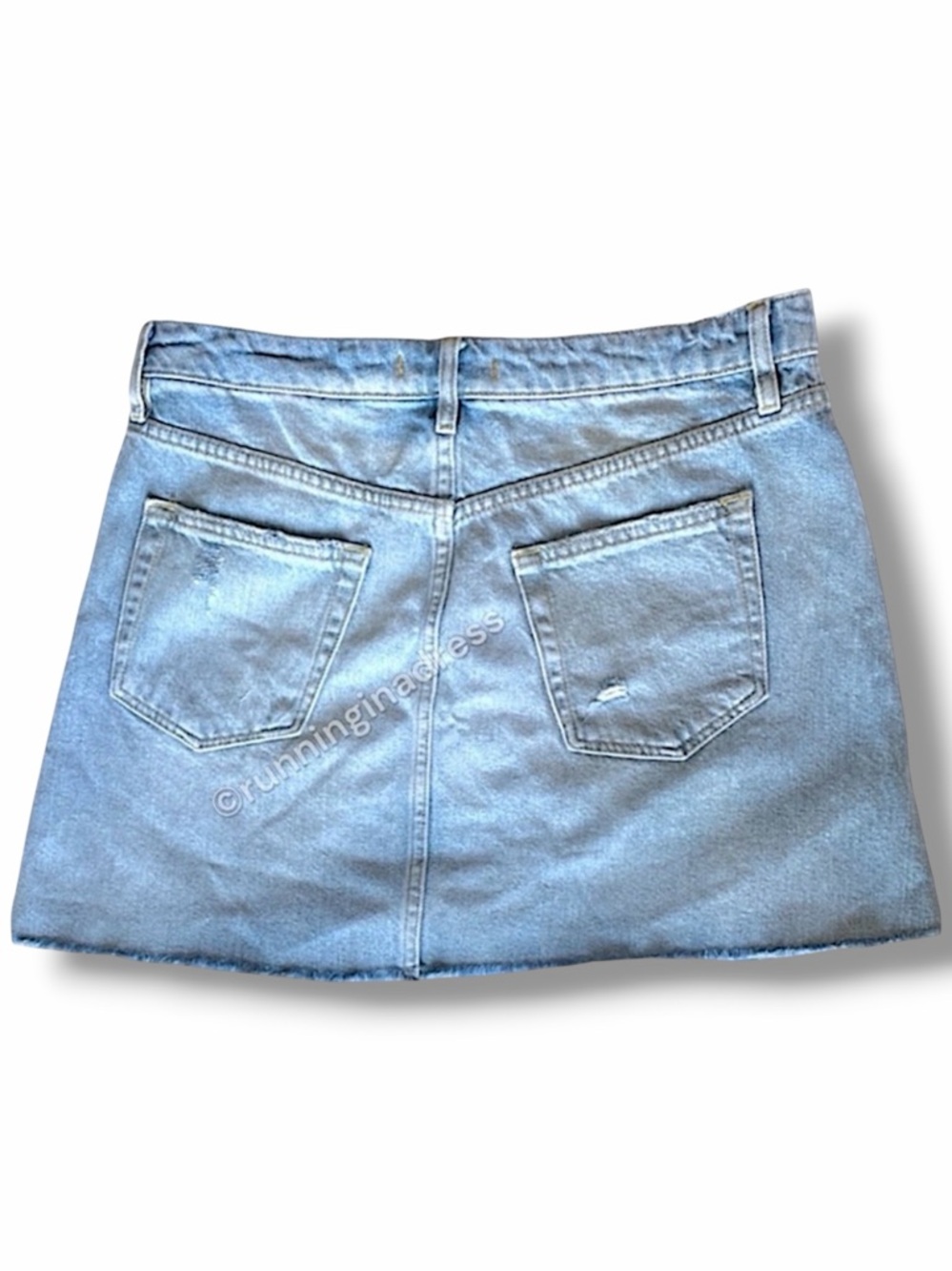 NWOT Free People We The Free Montauk Denim Mini Skirt 29 / 8 Coastal Cowgirl - Picture 4 of 10